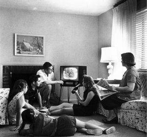 Good ld days watching tv 1958
