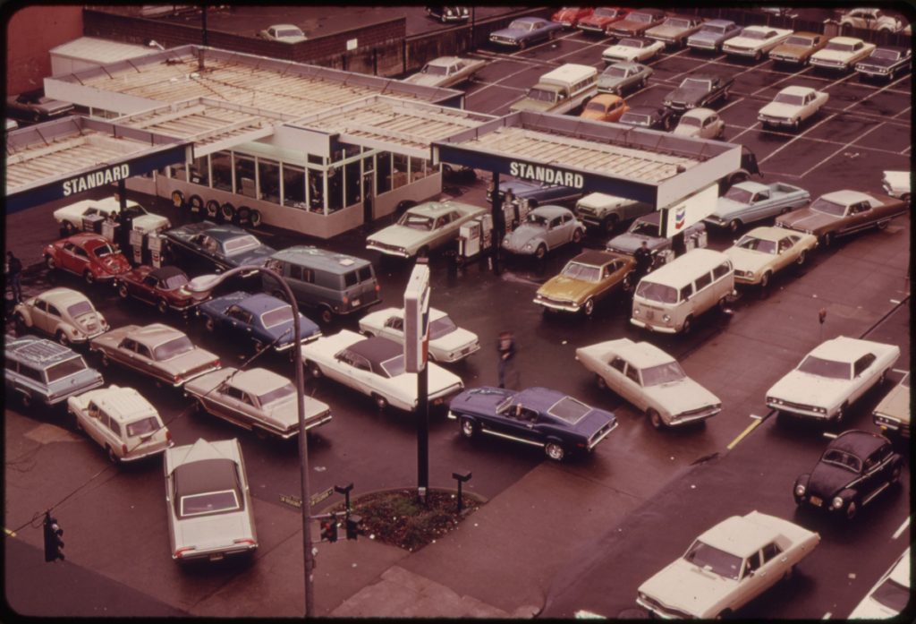 Gas lines in 1979